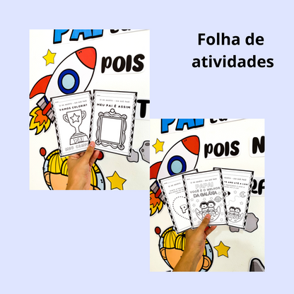 Kit de atividades com o Tema Dia dos Pais