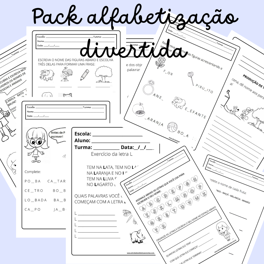 Pack Alfabetização divertida