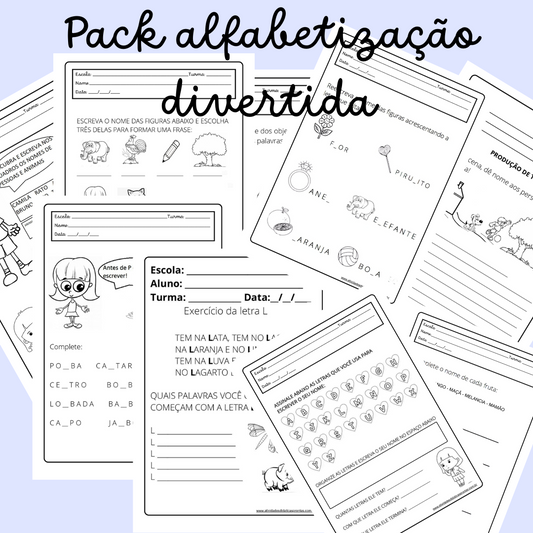 Pack Alfabetização divertida